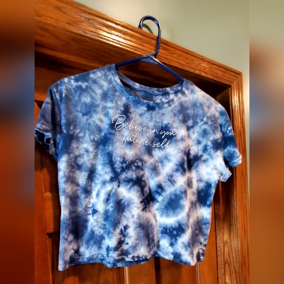 Justice Other - Justice, Girl's size 14/16, cropped top, Believe in Your Future Self, good shape